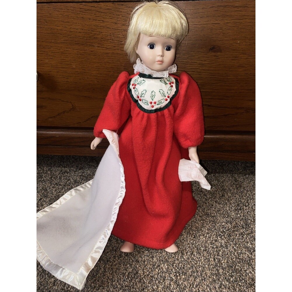 Vintage Porcelain House of Lloyd Dear Santa Collectible Doll 1995 Christmas